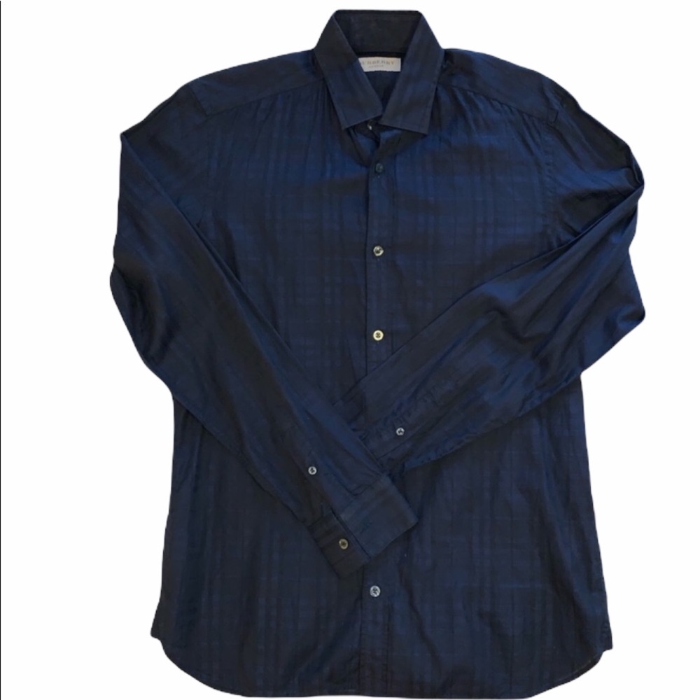 Burberry London light weight tonal dress shirt